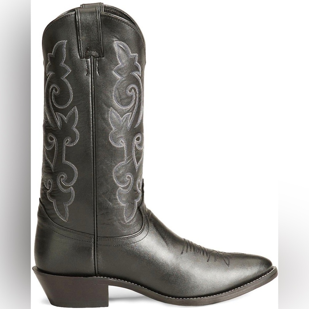 JUSTIN London Calfskin western boots round toe